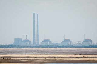 The Zaporizhzhia nuclear power plant